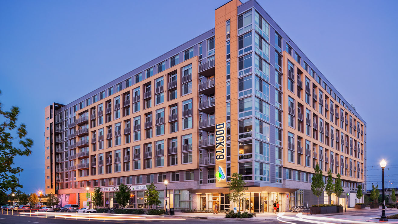 Dock 79 waterfront multifamily community in Washington, DC