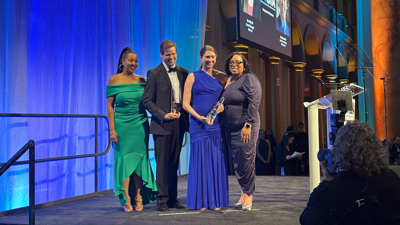 Bohler's Branch Manager, Sara Link, at the DCBIA Awards Gala.